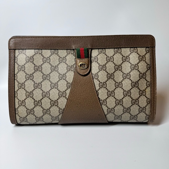 Gucci Ophidia Supreme GG Monogram Accessory Collection Clutch - Picture 3 of 13